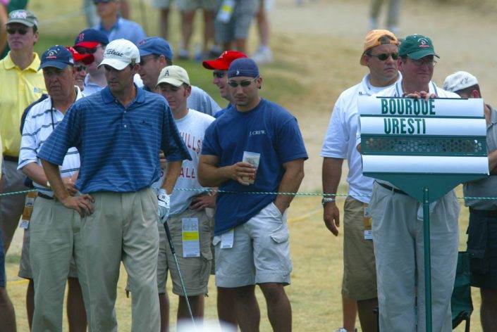 Leaderboard practice round - 2004 US Open Championship Golf